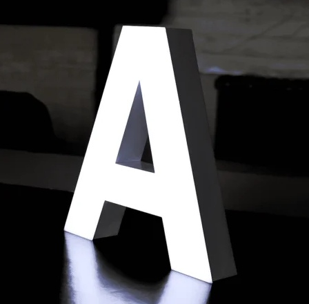 Customised 3D Acrylic Letter Neonsignsindia