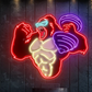 Gorilla Strength Neon LED Sign – Power Gym Wall Decor