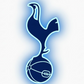 Football Logo Neon Spurs UV print neon sign (14*18 inches)