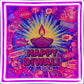 Happy Diwali Sticker Neon Sign