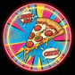 Pizza Slice UV Print Neon Sign (18x18 inches) 🍕✨