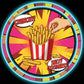 Fries UV print neon sign (18x18 inches)