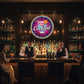 Cocktail UV print neon signs 18x18 inches