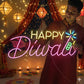 Happy Diwali Neon sign | Neon Signs India — Image 1