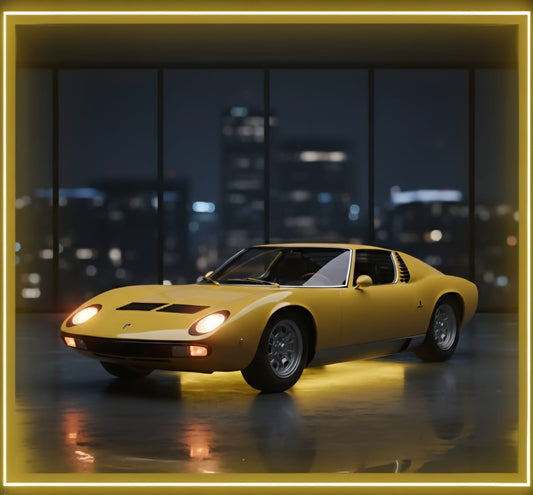 Lamborghini Poster Neon Sign 🐂⚡