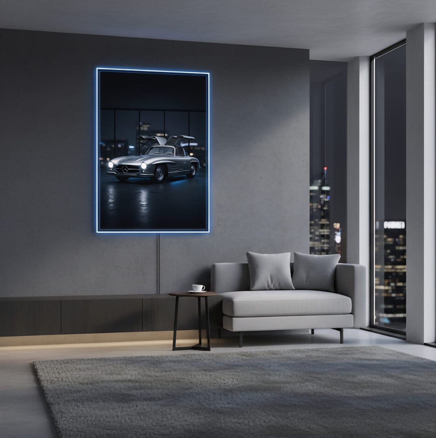Mercedes Poster Neon Sign ⭐🚘