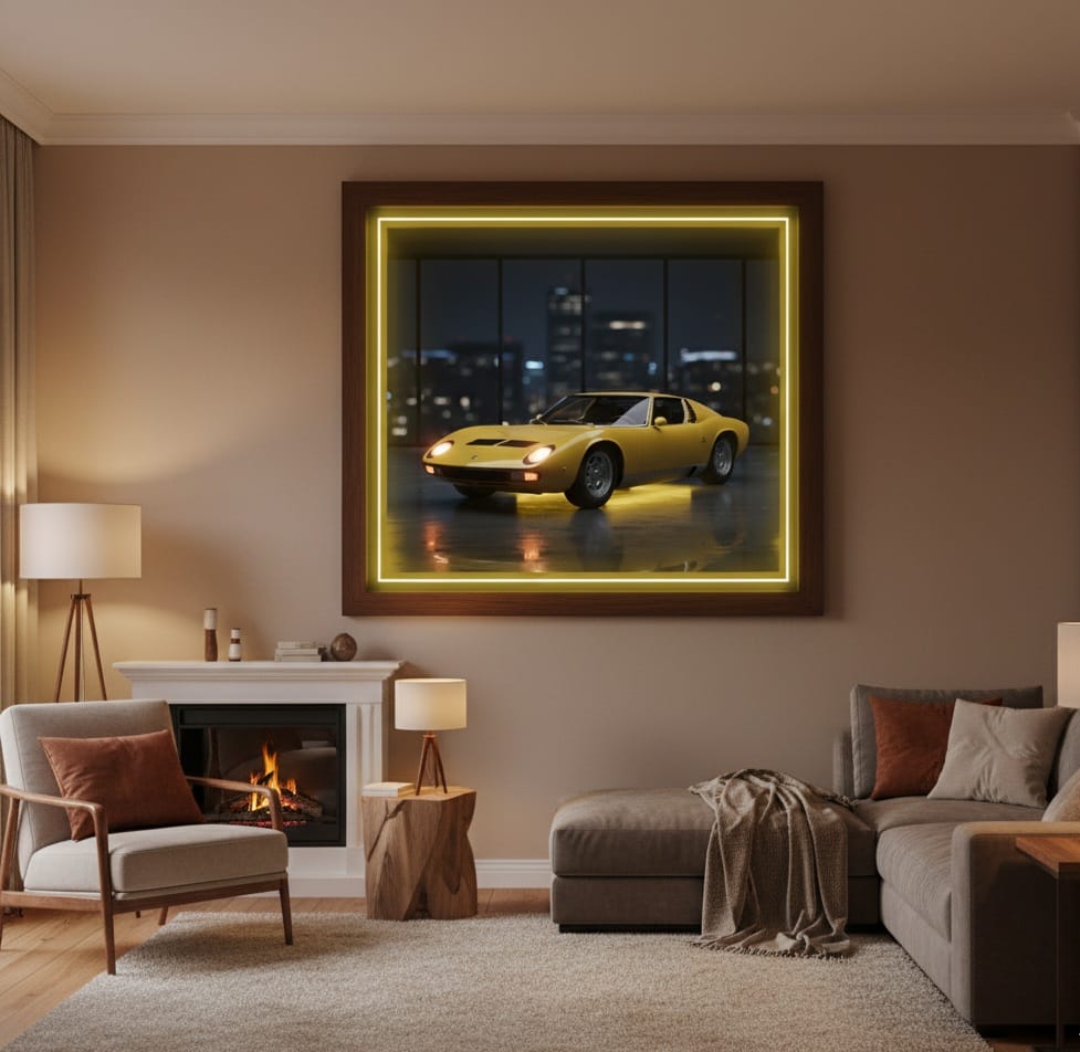 Lamborghini Poster Neon Sign 🐂⚡