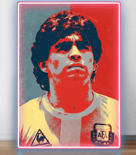 “Diego Maradona Legend Neon Sign”