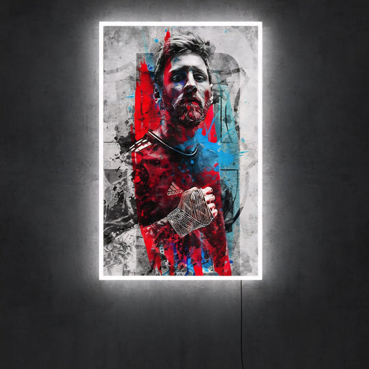 “Lionel Messi The GOAT Neon Sign”