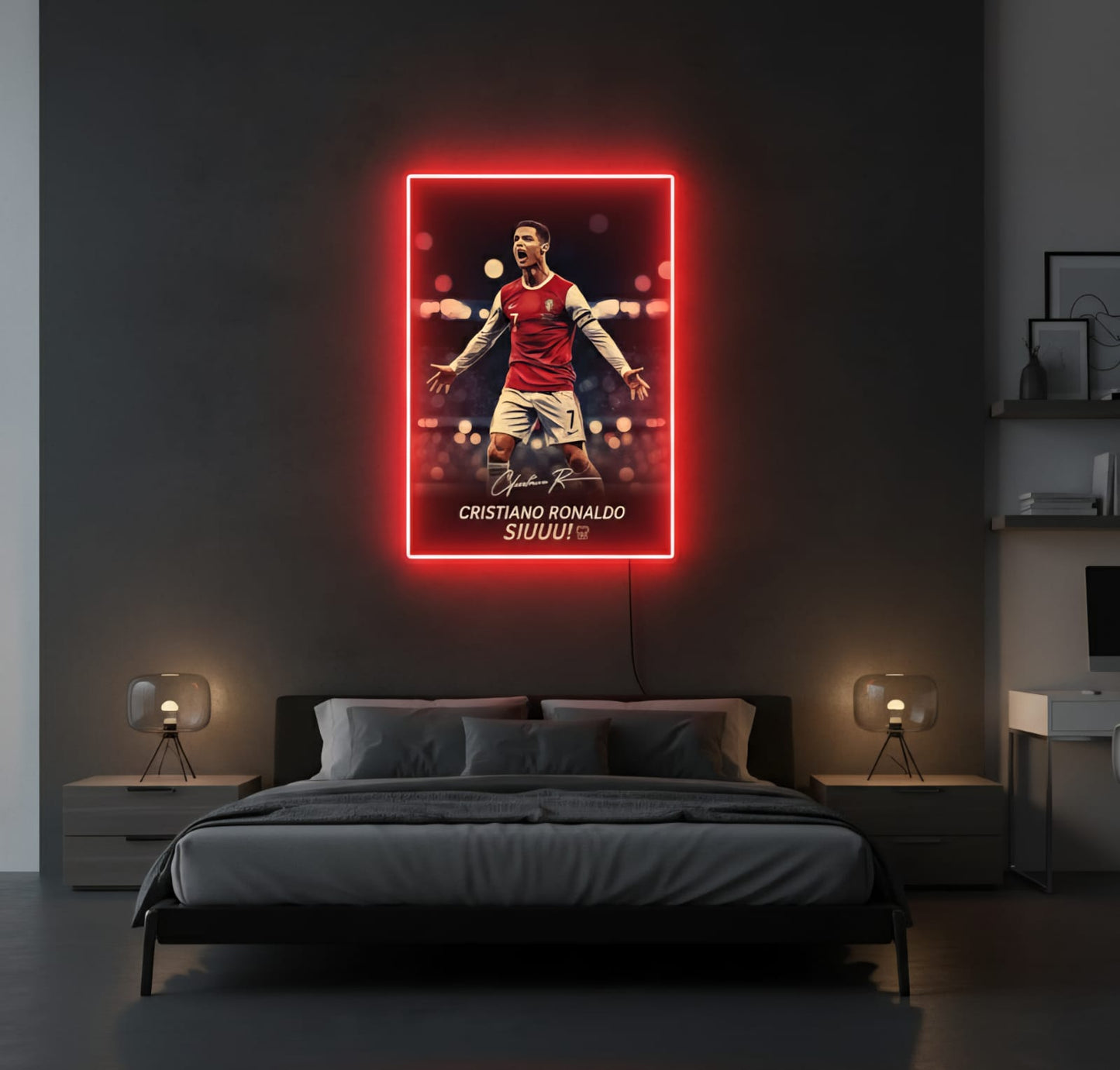 “Cristiano Ronaldo CR7 Neon Sign”