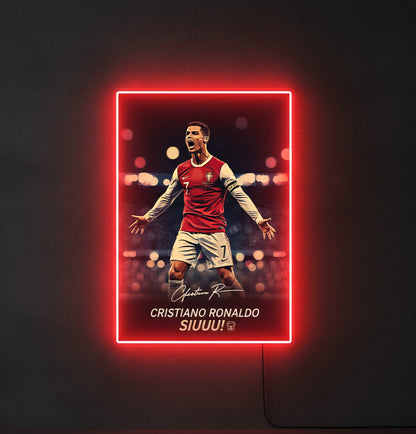 “Cristiano Ronaldo CR7 Neon Sign”