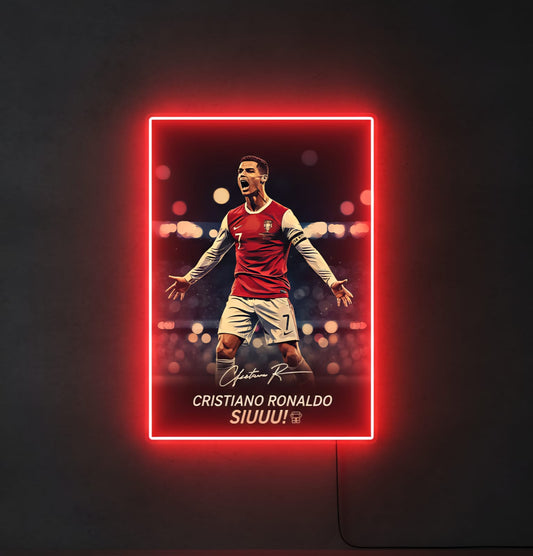 “Cristiano Ronaldo CR7 Neon Sign”