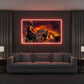 Chhatrapati Shivaji Maharaj LED Neon Wall Art | UV Printed Acrylic Frame