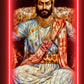 Royal Glow: Chhatrapati Shivaji Maharaj Neon Wall Art
