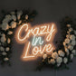 “Crazy in Love” LED Neon Sign – Romantic Décor for Weddings & Couple Spaces
