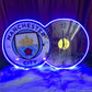 Manchester City Neon LED Wall Clock – Sky Blue Fan Glow Decor (14*24 inch) | Neon Signs India — Image 3