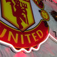 Manchester United Neon LED Wall Clock – Red Devils Fan Decor (14*24 inch)