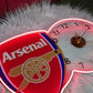 Arsenal Neon LED Wall Clock – Gunners Fan Glow Decor (14*24 inch)