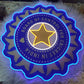 BCCI Logo Neon LED Wall Sign – Board of Control for Cricket in India Neon Light