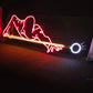 Snooker Player Motion Neon Wall Sign – Billiards Game Room LED Art( 36*12 inch )