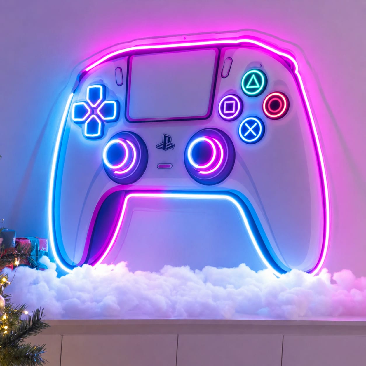 PlayStation Controller  Neon Sign | App Controlled LED Wall Light