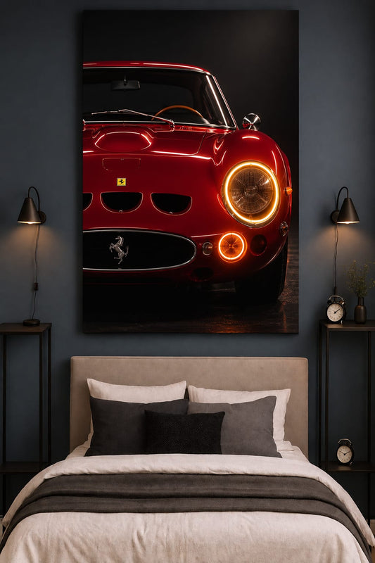 Ferrari 250 GT California Spyder – Classic Red Ferrari Vintage Car Wall Art Neonsignsindia
