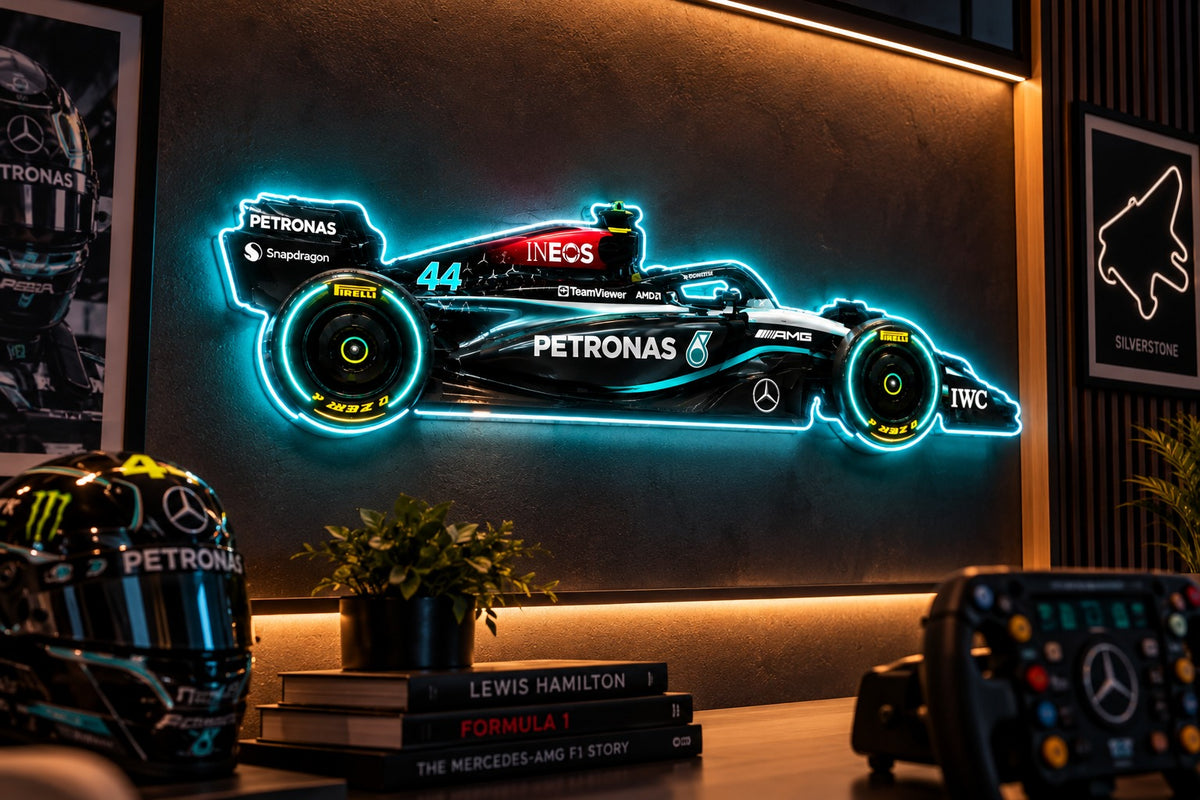F1 Racing Car Neon Wall Sign – Red Formula 1 LED Wall Art Neonsignsindia