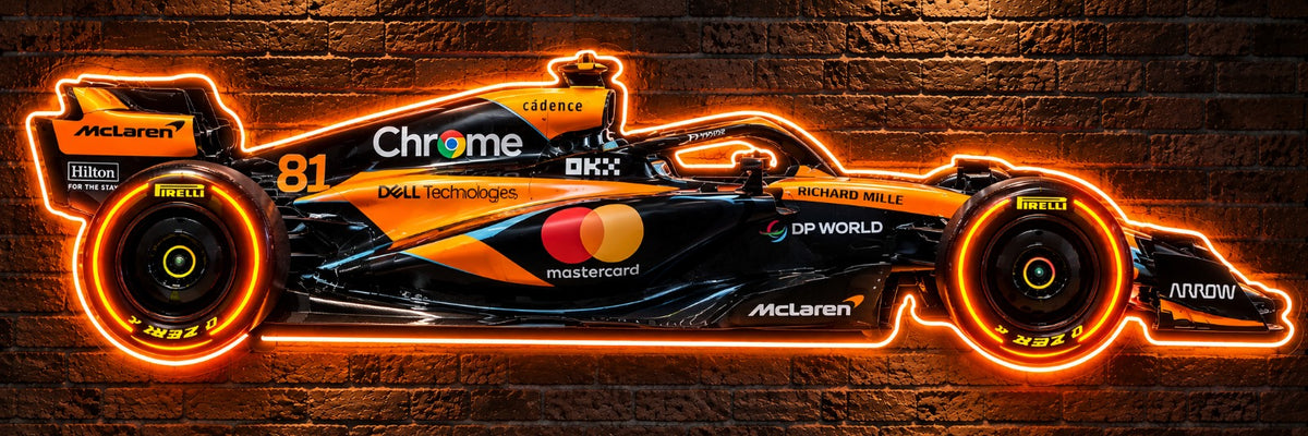 F1 Racing Car Neon Wall Sign – Red Formula 1 LED Wall Art Neonsignsindia