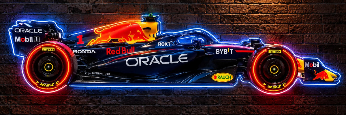 F1 Racing Car Neon Wall Sign – Red Formula 1 LED Wall Art Neonsignsindia