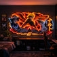 Naruto & Nine-Tails Fox LED Neon Wall Art – Anime Gaming Room Decor Neonsignsindia