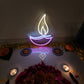 Diya Shape Neon for Diwali 10*10 inches