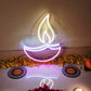 Diya Shape Neon for Diwali 10*10 inches