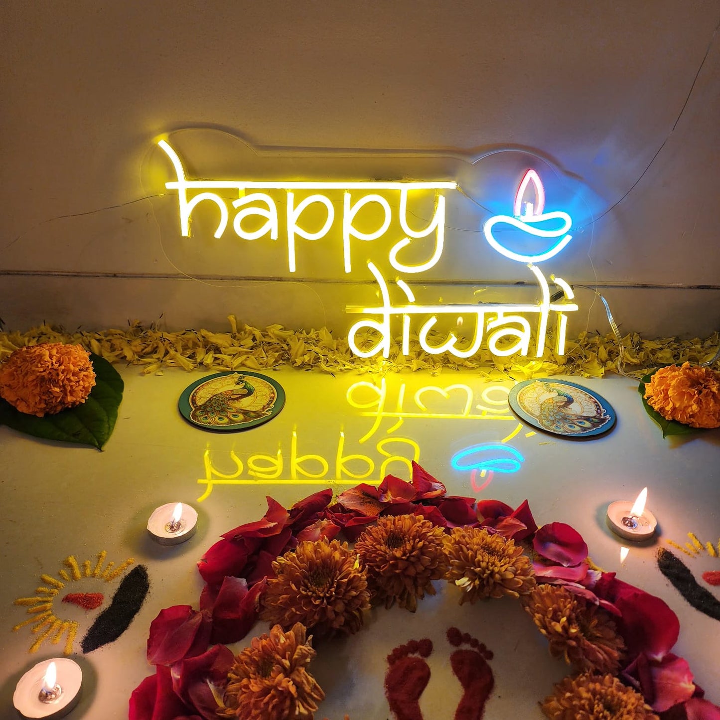 Happy Diwali Neon (12x17 inches)