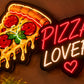 Pizza Lover Neon Sign – Red & Warm White LED Wall Light for Pizzerias, Cafés & Restaurants Neonsignsindia