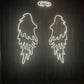 Angel Wings Neon Wall Art with Halo – LED Photo Wall Décor | Neon Signs India — Image 6