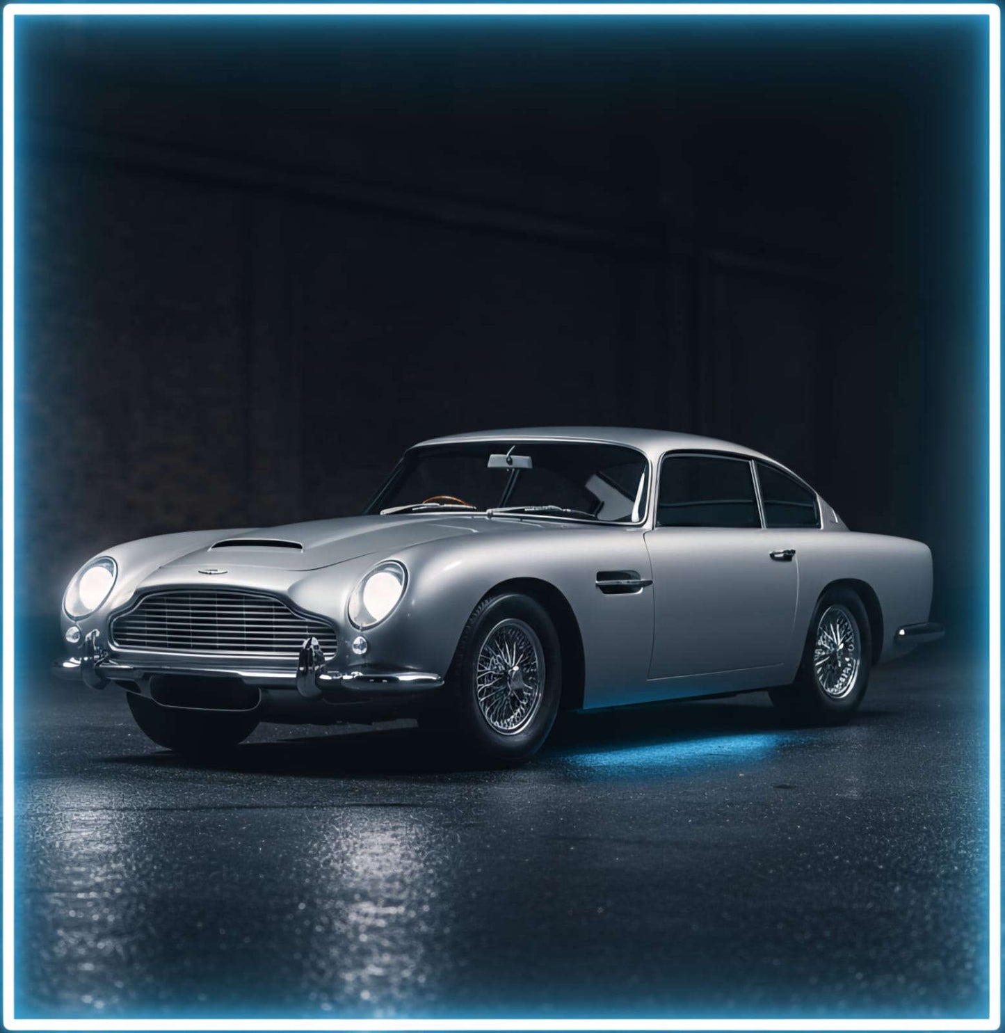 Aston Martin Poster Neon Sign 🏎️✨ Neonsignsindia