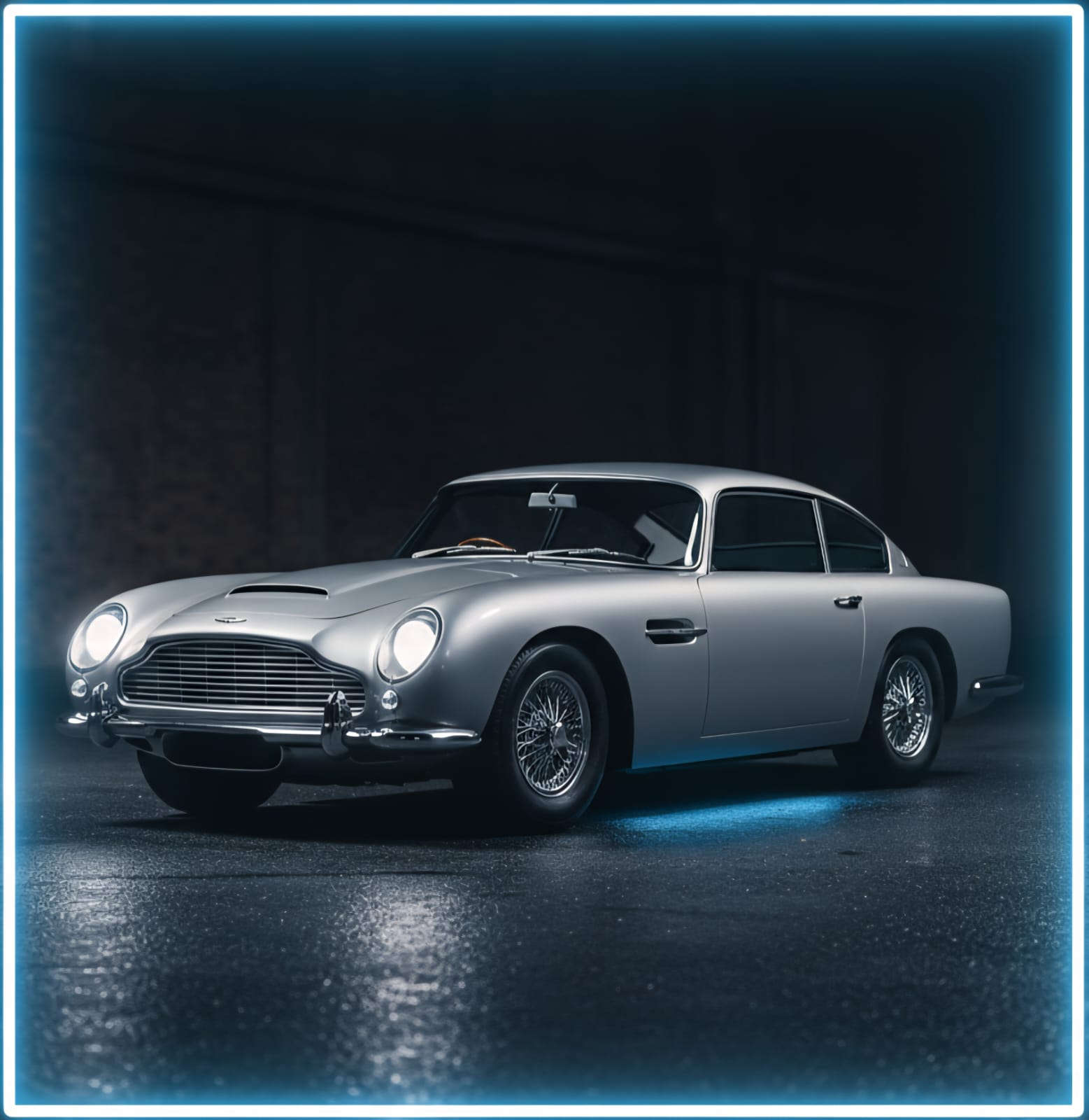 Aston Martin Poster Neon Sign 🏎️✨ Neonsignsindia