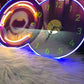 Astronaut Neon LED Wall Clock – Cosmic Glow Space Art Timepiece (14*24 inch) | Neon Signs India — Image 3