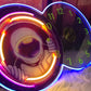 Astronaut Neon LED Wall Clock – Cosmic Glow Space Art Timepiece (14*24 inch) | Neon Signs India — Image 1