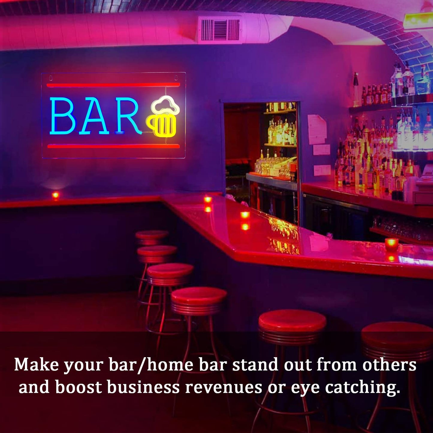 Bar Neon Sign (10x17 inches) Neonsignsindia