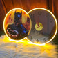 Batman Neon LED Wall Clock with Adjustable Brightness (14*24 inch) Neonsignsindia