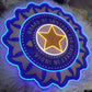 BCCI Logo Neon LED Wall Sign – Board of Control for Cricket in India Neon Light | Neon Signs India — Image 1