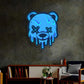 Bear Neon Sign by Neon Signs India - 24x24 Inches Acrylic Modern Art Wall Decor with Dimmer & Adapter - Personalized Gift for Home Decor Neonsignsindia