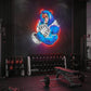 Beast Mode Bear Neon Sign – Hardcore Gym LED Wall Light
