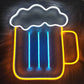 Beer Glass Neon Sign (12x14 inches)