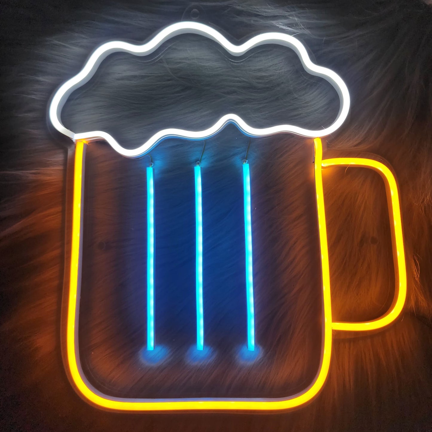 Beer Glass Neon Sign (12x14 inches)