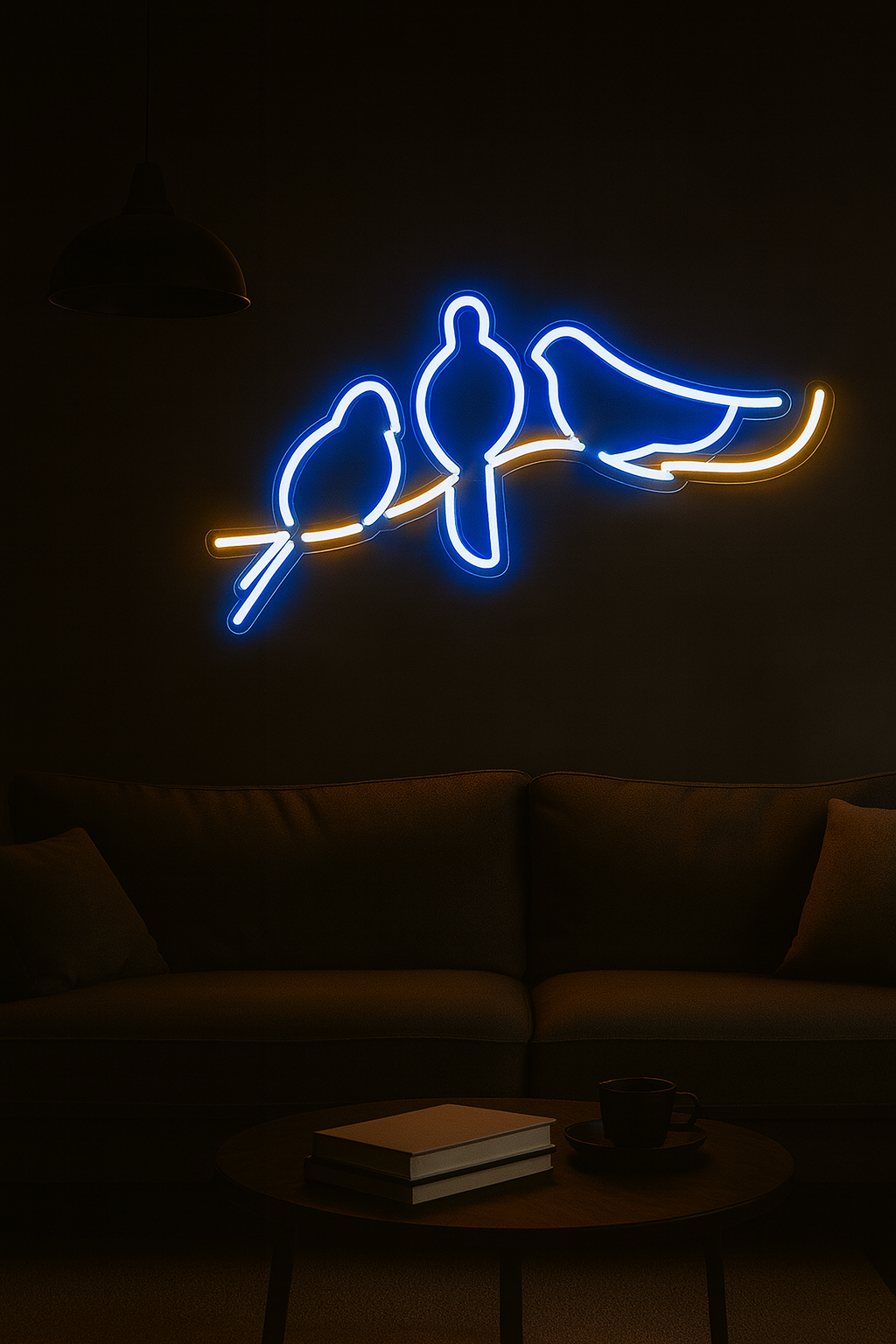 Birds Neon Sign (8x18 inches) Neonsignsindia
