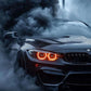 BMW Smoke Fury Headlight Neon Sign – 6mm LED Flex Glow Neonsignsindia