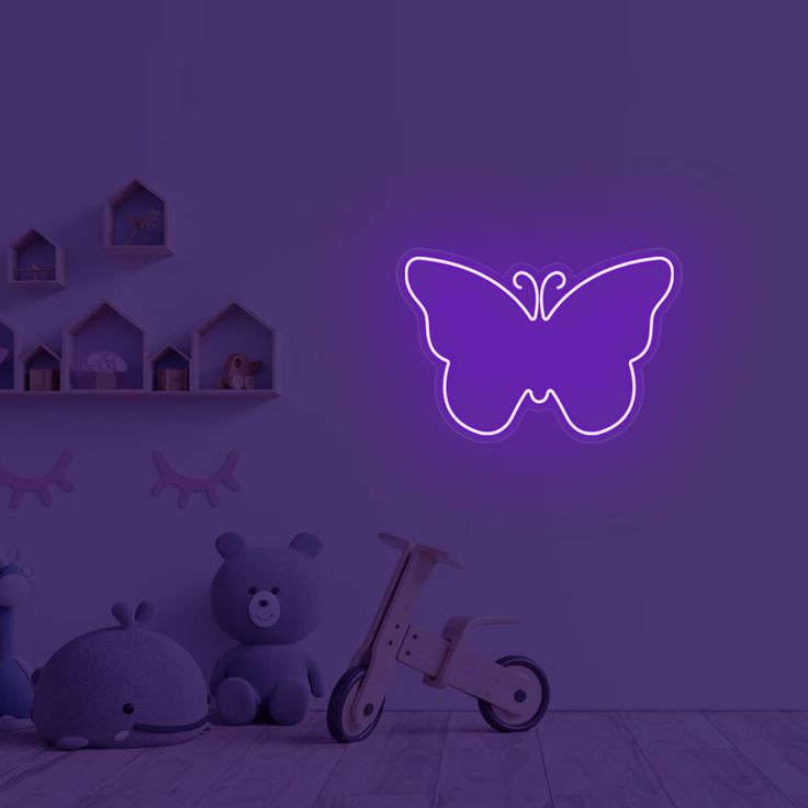 Butterfly Neon LED Light (14x14 inches) Neonsignsindia