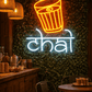 Chai Neon Sign Size (17x12 inch) Neonsignsindia